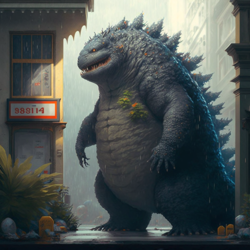 TommyD sequence Godzilla in a Studio Ghibli film  c3c6004a-4cba-4cce-b977-edfa0e445608
